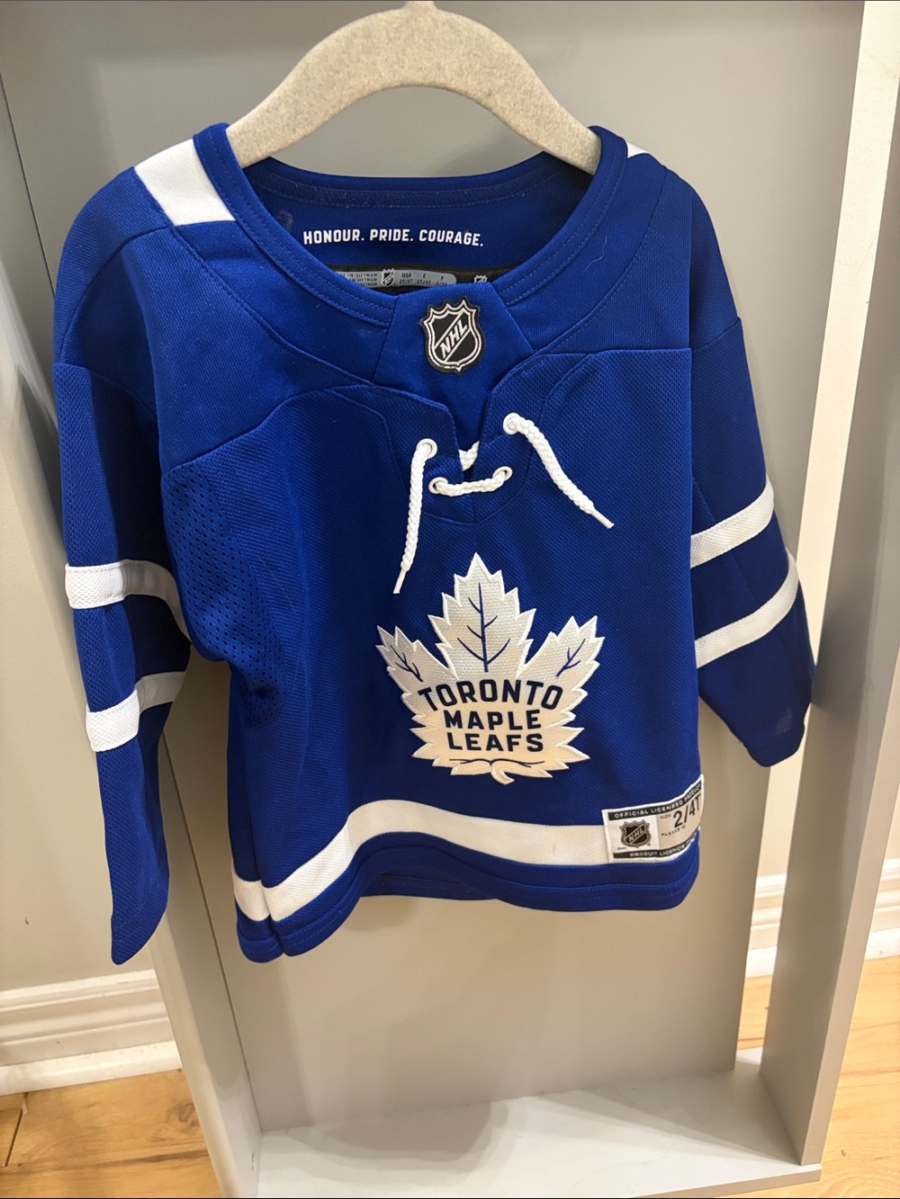 Kids Toronto Maple Leafs Blue NHL Hockey Jersey